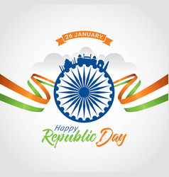 Indian Republic Day 26 January Royalty Free Vector Image