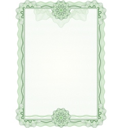 Classic guilloche border for diploma or certificat