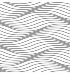 White wave pattern abstract 3d background Vector Image