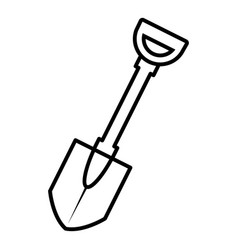 Shovel icon cartoon style Royalty Free Vector Image