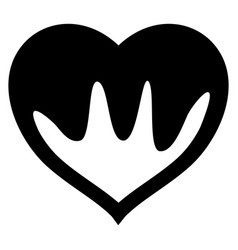 Love icon simple heart symbol Royalty Free Vector Image