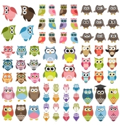 Owls Royalty Free Vector Image - VectorStock