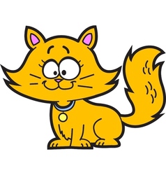 Cartoon cat Royalty Free Vector Image - VectorStock