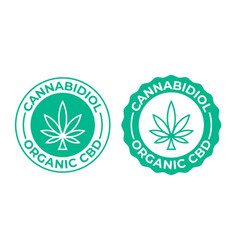 Hemp leaf marijuana symbol cannabis herb Vector Image