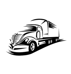Big towing truck Royalty Free Vector Image - VectorStock