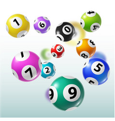 Bingo Balls Royalty Free Vector Image - Vectorstock