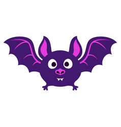 Silhouette of bat Royalty Free Vector Image - VectorStock