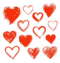 Hearts set Royalty Free Vector Image - VectorStock