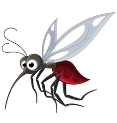 Angry Mosquito Cartoon Royalty Free Vector Image