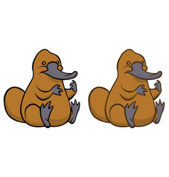 funny looking platypus cartoon