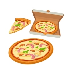 Whole Pizza Vector Images Over 1 000