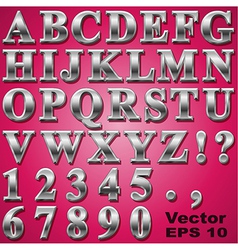 Chiseled Block Letters Royalty Free Vector Image