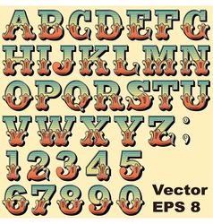 carnival fonts vector images