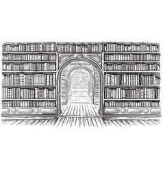 Bookshelf Doodle Vector Images Over 470
