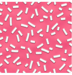 Seamless pattern with many decorative sprinkles Vector Image