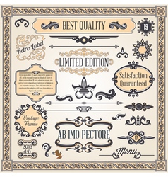 Vintage calligraphic design Royalty Free Vector Image