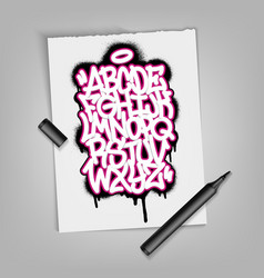 Alphabet Calligraphy Graffiti Vector Images Over 6 300 Islamic art calligraphy graffiti lettering graffiti drawing wildstyle tattoo lettering tattoo lettering fonts graffiti lettering alphabet sketches anime drawings tutorials. vectorstock