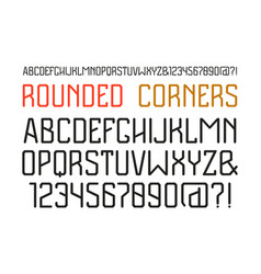 Download Sanserif Font With Rounded Corners Royalty Free Vector Image SVG Cut Files