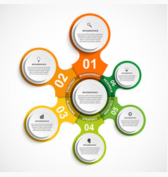 Abstract options infographics template Royalty Free Vector