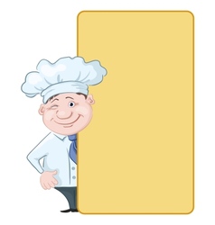 Cartoon cook character Royalty Free Vector Image