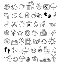 Icon doodles Royalty Free Vector Image - VectorStock