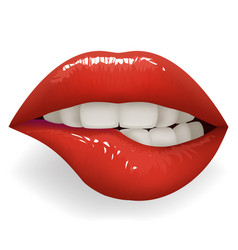 Bites Lip Emoji - Infoupdate.org