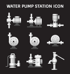 Centrifugal & Pump Vector Images (39) submersible well pump schematic 