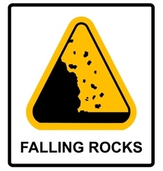 Rocks falling Royalty Free Vector Image - VectorStock