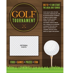 golf tournament flyer template royalty free vector image golf outing flyer template