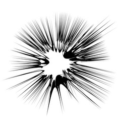 Explode flash cartoon explosion star burst Vector Image