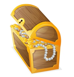 A Jewellery And A Box Royalty Free Vector Image