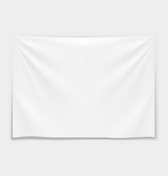 Abstract white cloth smooth soft wave with copy Vector Image