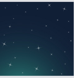 Starry night sky universe nebula outer space Vector Image