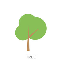 Simple tree Royalty Free Vector Image - VectorStock