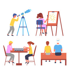 Educational game for kids and coloring book-pig Vector Image