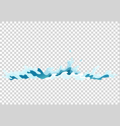 Frame water splash for game animation Royalty Free Vector