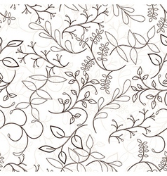 Tree seamless pattern Royalty Free Vector Image