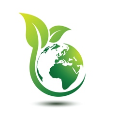 Green earth2 Royalty Free Vector Image - VectorStock