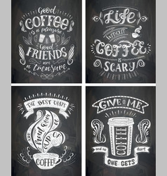 Coffee design elements Royalty Free Vector Image