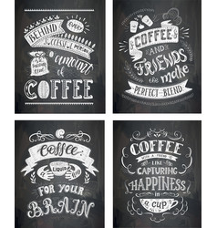 Coffee design elements Royalty Free Vector Image