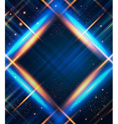 Abstract striped background with light effects Vector Image
