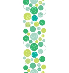 Abstract green circles seamless pattern background