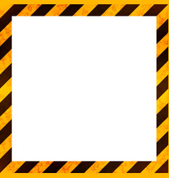 Black and yellow warning line striped background Vector Image