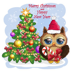 Cute Christmas Owl Clipart Vector Images (92)