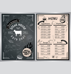 A4 Menu Restaurants Templates Vector Images Over 310