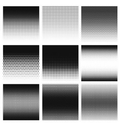 Seamless halftone honeycomb gradient Royalty Free Vector