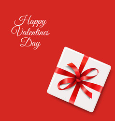 Happy valentines day greeting card Royalty Free Vector Image