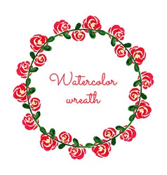 Floral wreath Royalty Free Vector Image - VectorStock
