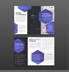 tri fold layout