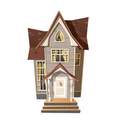 House vintage Royalty Free Vector Image - VectorStock